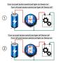 mxuteuk 19mm Latching Push Button Switch 1 NO 1 NC SPDT ON/Off Silver Stainless Steel Shell with 12v Blue Power Symbol Light with Wire Socket Plug Suitable for 3/4'' Mounting Hole L-19-POWER-T-BU