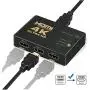 HDMI Switch 4k,GANA Intelligent 3-Port HDMI Switcher,Splitter, Supports 4K, Full HD1080p, 3D with IR Remote