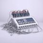 T iNlovEaRTs Bo-dy SLI-mming Equip-Ment Elec-tric Mu-slce Sti-mulator Elec-Trode Mu-scle Sti-mulation Instru-Ment (Round)