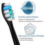 Replacement Toothbrush Heads Compatible with Philips Sonicare Electric Toothbrush. 12 Pack. 6er White and 6er Black.