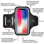TRIBE Water Resistant Cell Phone Armband Case for iPhone 11, 11 Pro, 11 Pro Max, X, Xs, Xs Max, Xr, 8, 7, 6, Plus Sizes, Galaxy S10, S9, S8, S7, Plus Sizes and More! Adjustable Elastic Band & Key Slot