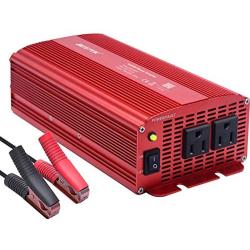 BESTEK Power Inverter 1000 Watt DC 12 Volt, Power Converter 1000w DC to AC Converter for Car