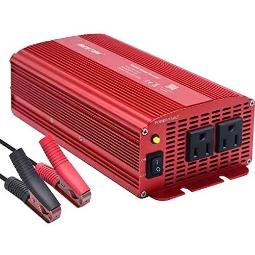 BESTEK Power Inverter 1000 Watt DC 12 Volt, Power Converter 1000w DC to AC Converter for Car BESTEK Power Inverter 1000 Watt DC 12 Volt, Power Converter 1000w DC to AC Converter for Car