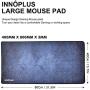 Gaming Mouse Pad, Large Mouse Pad XL Gray, Mouse Pads for Computers 31.5×15.75In, Large Extended Gaming Keyboard Mouse Pads, Big Desk Mouse Mat Designed for Gaming Surface/Office, Durable Edges