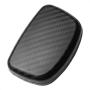 TANGSEN Smart Key Fob Personalized Case Protective Cover for Hyundai Elantra GT Tucson 3 4 Button Keyless Entry Remote 3D Twill Weave Carbon Fiber ABS Plastic Emboss