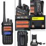 Retevis RT76P Rechargeable Walkie Talkies for Adults,Long Range Rugged Two Way Radio, 30 Channels VOX Radio,for Outdoor Camping Hunting(3 Pack)