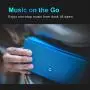 DOSS SoundBox Touch Portable Wireless Bluetooth Speakers with 12W HD Sound and Bass, 20H Playtime, Handsfree, Speakers for Home, Outdoor, Travel-Blue