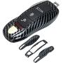 AeroBon 3-Piece Painted Key Cover/ Key Fob Shell Cover Compatible with Porsche Key Shell (MK1)