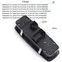 Driver Side Master Power Window Switch 4602535AC Compatible for 2008 2009 Chrysler Town & Country Dodge Grand Caravan 4602535AG 4602535AF 4602535AD- No Auto (3 PINs + 0 PINs) PINS Checked Needed