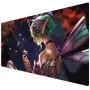 Bimor Extended Gaming Mouse Mat/Pad - Large, Wide (Long) Custom Professional Mousepad, Stitched Edges, Ideal for Desk Cover, Computer Keyboard, PC and Laptop (90x40 angelbutterfly)