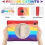 RANTICE Case for Samsung Galaxy Tab A7 10.4, Heavy Duty Rugged Shockproof Drop Protection Case with Stand, Handle Hand Strap & Shoulder Strap for Galaxy Tab A7 10.4 Inch SM-T500 (Rainbow Red)