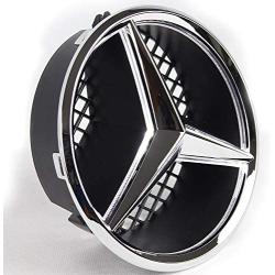 Motorfox Led Badge Emblem White Light Car Star Logo Front Grill Glow