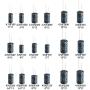 Capacitor 4.7uF 47uF 470uF 10V 16V 25V 50V 63V 100V 160V 200V 250V 400V 450V Electrolytic Capacitors Kit 18Value 270Pcs for Repair Household Appliances Communication Equipment Electronic Toy