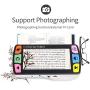 Eyoyo 4.3 Inch Portable Video Digital Magnifier Electronic Reading Aids w/Multiple Color Modes 6X-16X