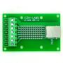 Electronics-Salon RJ11/RJ12 6P6C Right Angle Jack Breakout Board, Terminal Block Connector.