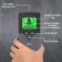 Stud Finder, Upgraded 6 in 1 Wall Scanner with 5 Scanning Modes & Digital Level to Scan Stud, Metal, AC Wire, Wood, LCD Display and Sound Warning for Easier Scanning (Grey)
