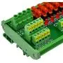 Electronics-Salon DIN Rail Mount 10 Position Power Distribution Fuse Module Board, for AC/DC 5~32V