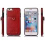 Jaorty PU Leather Wallet Case for iPhone 6 Plus/6S Plus Necklace Lanyard Case Cover with Card Holder Adjustable Detachable Anti-Lost Neck Strap for 5.5 inch Apple iPhone 6 Plus,iPhone 6S Plus,Brown