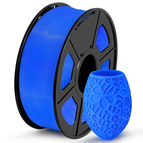 SUNLU PLA 3D Printer Filament, PLA Filament 1.75mm Dimensional Accuracy +/- 0.02 mm, 1 KG Spool, PLA Blue