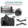 Neewer FW600 5.5-Inch Touch Screen Camera Field Monitor Full HD 1920x1080, 4K HDMI DC in/Output RGB Waveform/Vector Scope/3D-LUT，Video Peaking Focus Assist with Tilt Arm for DSLR Cameras and Gimbal