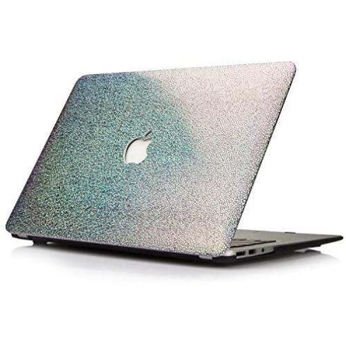 Funut Case for MacBook Pro 15 A1286, Shiny Leather Hard Shell Cover Rubberized Protective Case for MacBook Pro 15 Inch A1286 with CD Drive Non Retina(# Shiny Silver)