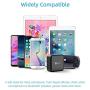 USB Wall Charger, iClever 40W 8A 4-Port Charging Station with Foldable Plug, USB Power Adapter for iPhone 11 Pro Xs/XS Max/XR/X/8/7,iPad Pro/Air 2/Mini 4/3, Galaxy/Note/Edge, LG, Nexus, HTC, and More
