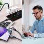 USB C Female to USB Male Adapter 3-Pack,Zinc Alloy Type C to USBA Charger Converter for iPhone 11 12 Pro Max Mini SE 2020,Airpods iPad Air 3rd 4 4th 8th Generation,Samsung Galaxy Note 10 20 21 S20 S21