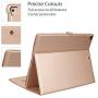 ProCase iPad Pro 12.9 2017/2015 Case (Old Model) - Stand Folio Case Cover for Apple iPad Pro 12.9 Inch (Both 2017 and 2015 Models), with Multiple Viewing Angles, Apple Pencil Holder -Gold