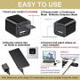 Hidden Camera Spy Camera Charger Full HD 1080P Surveillance Camera Mini Spy Nanny Camera Portable Hidden Cam 2021