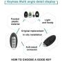 SELEAD 1pc Flip Key Fob 4 Buttons Keyless Entry Remote fit for Nissan Maxima 2007 2008 Antitheft Keyless Entry Systems US Stock