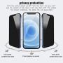 [2 Pack] QHOHQ Privacy Screen Protector for iPhone 12 Pro Max [6.7''],Anti-Spy Tempered Glass Film,9H Hardness - 2.5D Edge - Scratch Resistant - Work Most Case