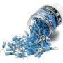 150PCS Heat Shrink Ring Connectors 3/8'' Blue 16-14 AWG - Sopoby Crimp Electrical Ring Connectors - Heat Shrink Connector Kit - Automotive, Marine, Audio, Industrial