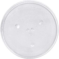 KONIBN Microwave Plate Replacement 12.5inch Microwave Glass Plate/Microwave Glass Turntable Plate Replacement, Compatible with GE and Samsung