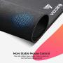 VicTsing Big Mouse Pad with Double Stitched Edge, 【Upgraded Version】14.6×11.8 inches Superfine Textured Mouse Mat, Nonslip Natural Rubber Base Mouse pad for Gaming Computer & Laptop & PC, Black