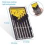 Screwdriver Set, 6 Different Size Flathead and Phillips Mini Screwdrivers Set with 1pcs Premium Small Eyeglasses Screwdriver Kit for Glasses, Electronics, Toys- with Case