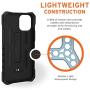 URBAN ARMOR GEAR UAG Designed for iPhone 12 Mini Case [5.4-inch Screen] Rugged Lightweight Slim Shockproof Pathfinder Protective Cover, Black