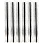 100pcs Male Header Pins, Lystaii Straight Single Row 40 Pin 0.1 Inch (2.54mm) Male Pin Header Connector PCB Board Pin Connector Electronic Component Raw Materials