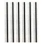100pcs Male Header Pins, Lystaii Straight Single Row 40 Pin 0.1 Inch (2.54mm) Male Pin Header Connector PCB Board Pin Connector Electronic Component Raw Materials