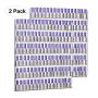 AMT Acrylic Nail Polish Racks for The Wall. Clear Nail Polish Display. Young Living Essential Oils Organizer. Holds up to 96 Btls. Plus a Microfiber Cloth for Cleaning Purposes (6 Tier /2 Pack)