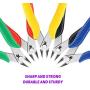 Swpeet 5Pack Precision Electronic Wire Flush Cutters Kit, 5 Inch Micro Shear Wire Cutters Wire Cutting Pliers Side Cutters Pliers Electronic Cutting Pliers Side Cutting Pliers for Cutting Needs