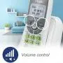 VTech CS6114 DECT 6.0 Cordless Phone with Caller ID/Call Waiting, White/Grey with 1 Handset