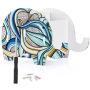 COOLBROS Elephant Pencil Holder With Phone Holder Desk Organizer Desktop Pen Pencil Mobile Phone Bracket Stand Storage Pot Holder Container Stationery Box Organizer (Indian elephan)