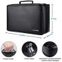 Fireproof Battery Organizer Storage Box Fireproof Waterproof Explosionproof Safe Carrying Case Bag Hard Holder, Holds 200+ Batteries AA AAA C D 9V, with Battery Tester BT-168 (Not Includes Batteries)