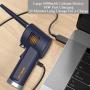 Cordless Air Duster for Computer Cleaning, Replacement for Compressed Air Cans, Rechargeable 6000mAH，10W Fast Charging, Powerful 33000 RPM(Blue)