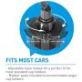 Macally Wireless Charging Car Mount, Cup Holder Phone Mount Charger Compatible with Fast Charging Qi 10W 7.5W 5W for iPhone 11 Max Pro Xs XS Max XR X 8 8 Plus Samsung Galaxy S10+ S10e S9 S8 Note etc.