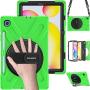 BRAECN Samsung Galaxy Tab S6 Lite 10.4 Case, Heavy Duty Shockproof Case with Hand Strap, Shoulder Strap, Kickstand, S Pen Holder for Galaxy Tab S6 Lite 10.4 Inch SM-P610 SM-P615 2020 Release -Green