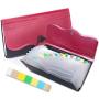 Receipt Organizer for Business,School,Office,Bank,Accordian File Folder for Check,Bill,Invoice,13 Pockets Expanding File Organizer(Red)
