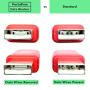 PortaPow 3rd Gen USB Data Blocker (Red 2 Pack) - Practice Safe Charging