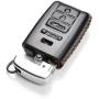 Vitodeco Genuine Leather Smart Key Keyless Remote Entry Fob Case Cover with Key Chain for ACURA RLX, ACURA TLX, ACURA ILX (4 Buttons, Black)