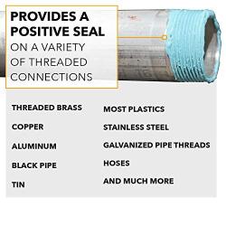 Gasoila Soft-Set Pipe Thread Sealant with PTFE Paste, Non Toxic, -100 to 600 Degree F, 2 oz Tube